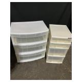 2-Storage Chest, One on Wheels