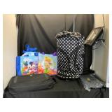 Travel Bag Set with Polka Dots and Totes