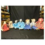 Handmade Fabric Animal Dolls