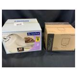 Anchor Glass Dome and Pampered Chef Bowl