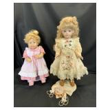 Vintage Porcelain Collector Doll