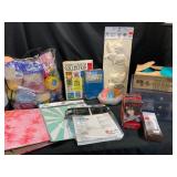 Craft Supplies and Books Lot