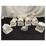 White Unpainted Plaster Figurines