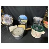 Burlington Northern Plates, Cookware, and Crock P