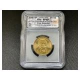 2007-P John Adams Presidential Gold Dollar Cased