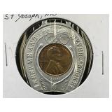 Good Luck Horse Shoe Coin 1935 AJ August Co