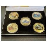 Cased 5-Pc. Pearl Harbor Set