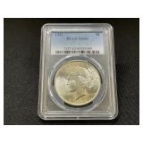 1922-P Peace Dollar Cased and Graded