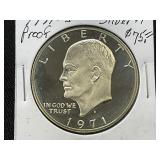 1971-S Silver Proof Eisenhower Dollar