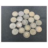 (20) Indian Head Pennies