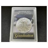 2026 Graduation Cased American Silver Eagle