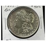 1887-P Morgan Silver Dollar