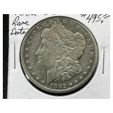 1882-CC Morgan Silver Dollar *RARE DATE*
