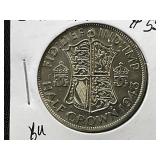 1943 Silver Half Crown Great Britain