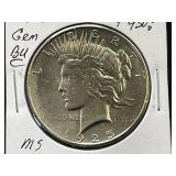 1925-P Peace Dollar