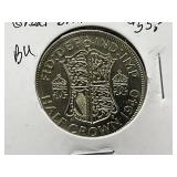 1940 Great Britain Silver Half Crown