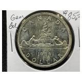 1966 Canadian Silver Dollar .925 Sterling