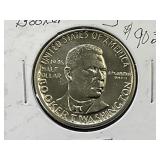 1946 Booker T. Washington Comm Silver Half Dollar