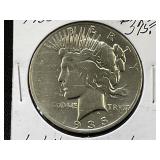 1935-S Peace Dollar *LAST YEAR DATE*