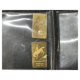 (2) Wyoming Cowboy Gold Bars 1/100gr X 2