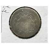 1882 Over 3 Shield Five Cent Coin *Rare Date*