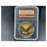 Cased Independence Day Liberty Bell Commem Coin