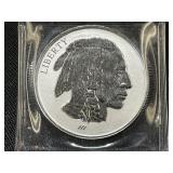 1 Oz. Silver Reverse Proof Indian Buffalo Round