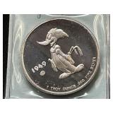 1 Oz. Silver 1949 Woody Woodpecker Round *RARE*