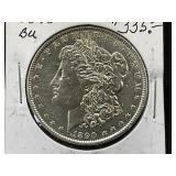 1890-P Morgan Silver Dollar