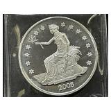 1 Oz. Silver 2005 Trader Round