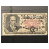 RARE 1875 50-Cent Fractional Currency