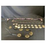 Metal and Beaded Decorative Belts