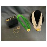 Jewelry Lot with Necklaces and Earrings