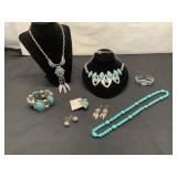 Faux Turquoise Jewelry and Watches