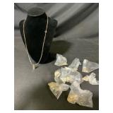 Silver-Toned Cremation Urns and Pendant