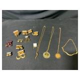 Gold-Toned Costume Jewelry Items