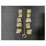11 Gold-Tone Leaf Pendant Necklaces