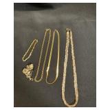 Gold-Tone Jewelry Pieces