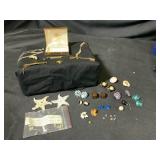 Hickok tie clasp and Jewelry Lot