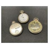 Three Mixed Pocket Watches