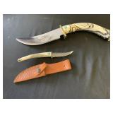 Two Custom Ted Miller Hand Made Knives