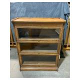 Antique Lawyers Cabinet with Glass Doors