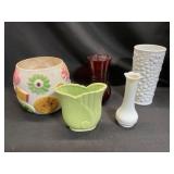 Ceramic and Glass Vases