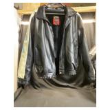 Zorro USA Flag Faux Leather Jacket