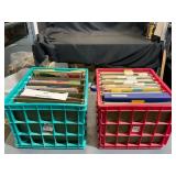 Two Crates of Craft and Holiday Books