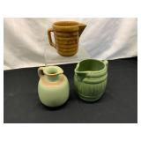 Three Ceramic Pitchers