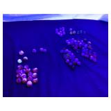 Vintage Glass Marbles W/ Uranium