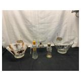 Vintage Glassware and Serving Items