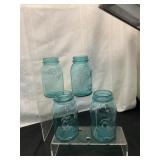 Ball Perfect Mason Blue Jars
