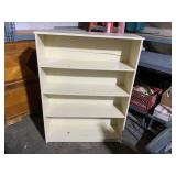Vintage Cream Wooden Bookcase